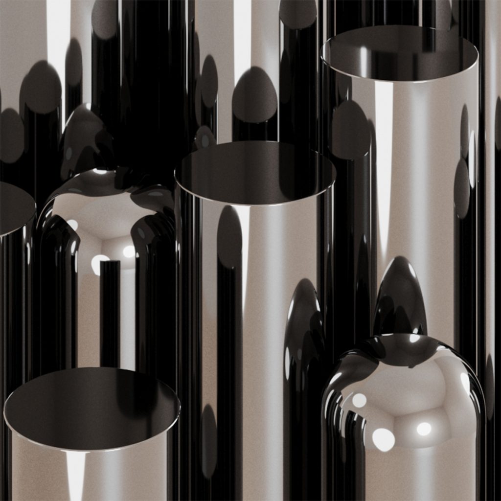 Polished silver